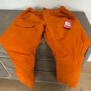 The North Face Men’s Freedom Insulated Ski Pants, Large, Orange